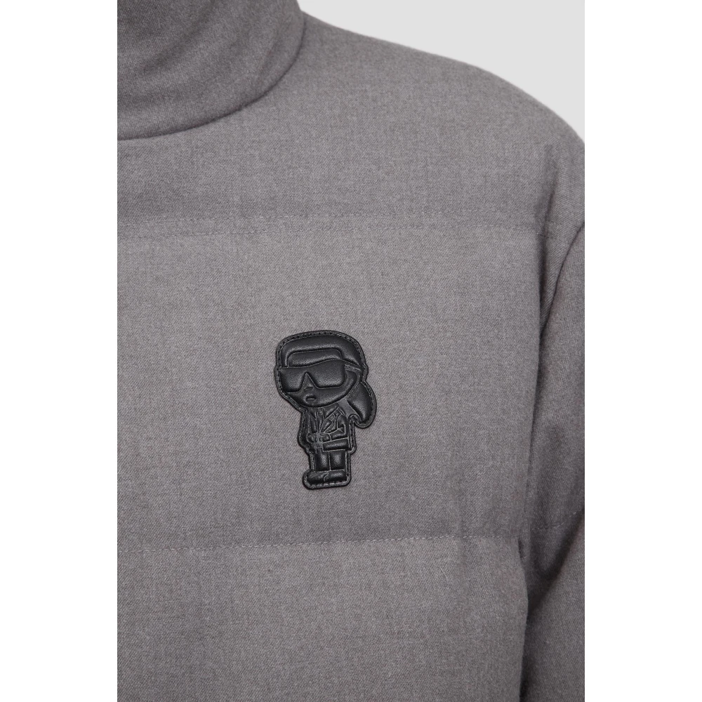Karl Lagerfeld Herenbovenkleding met logodetails Gray Heren