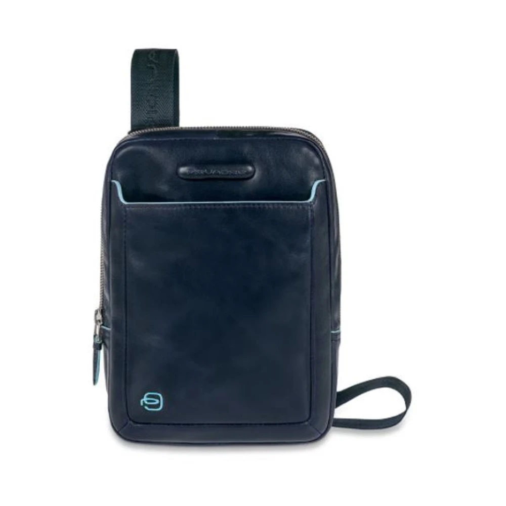 Piquadro Men's Blue Cross Body Messenger, One Size, Bags Shoulder Bag Aw22