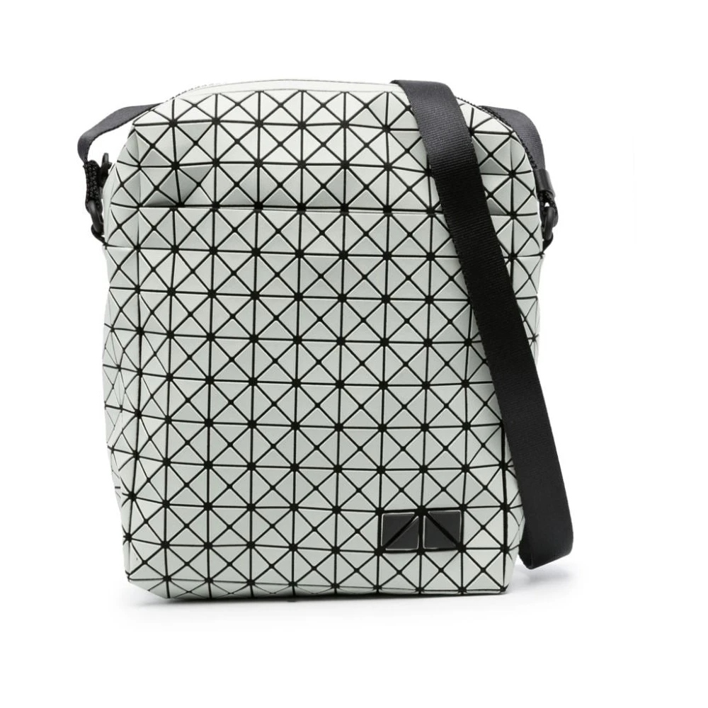 Issey Miyake Geometrische Schoudertas in Grijs Gray Heren