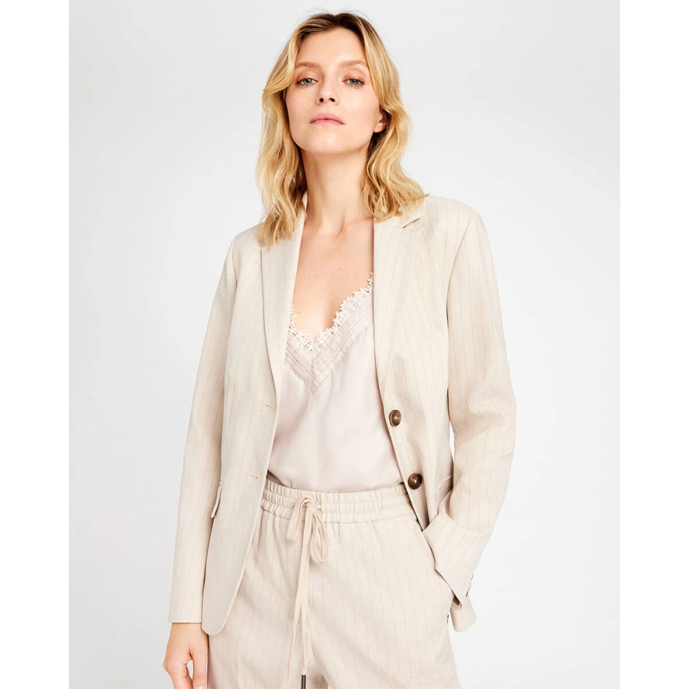 Gustav Madlen Blazer voor Vrouwen Beige Dames