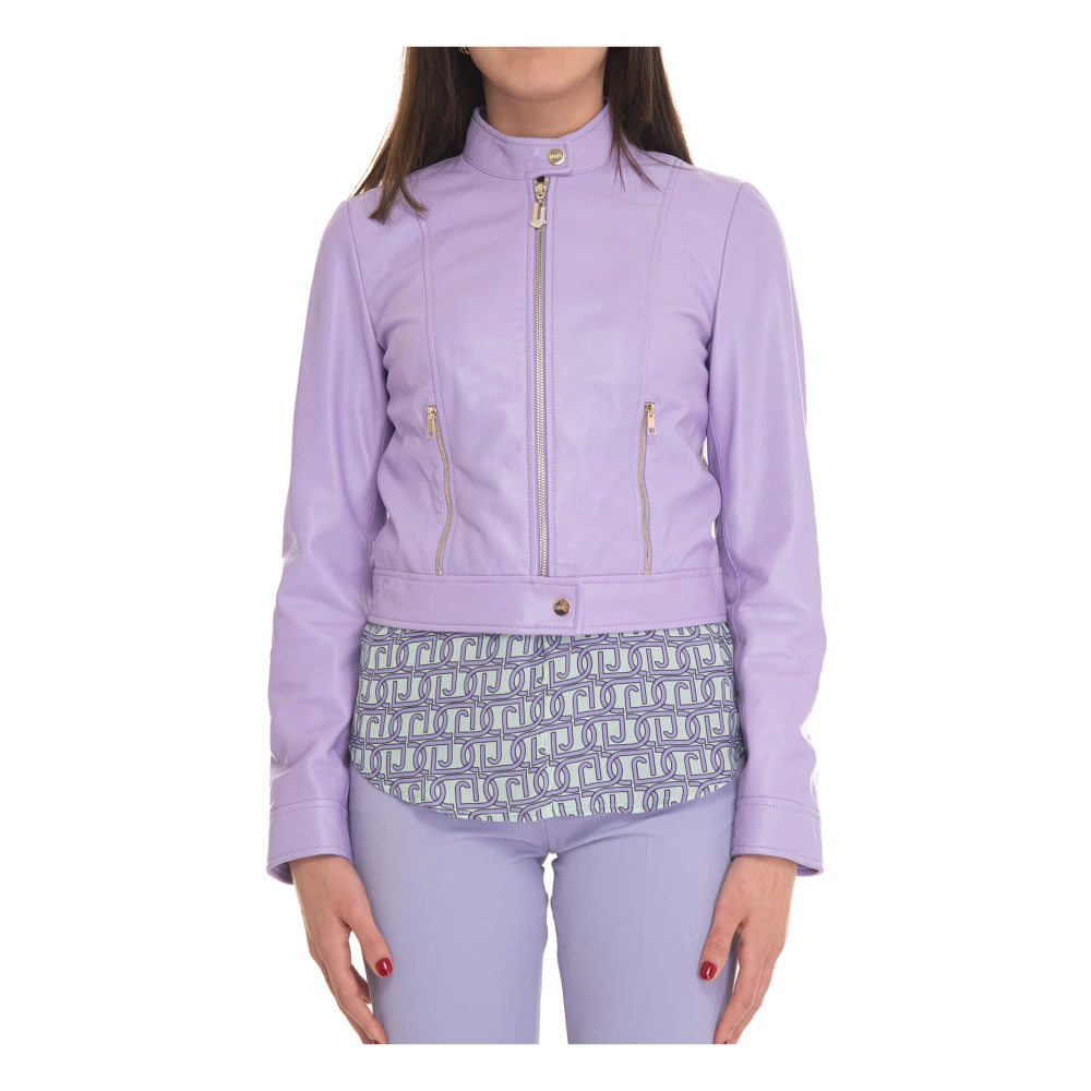 Liu Jo Biker jacket Purple Dames