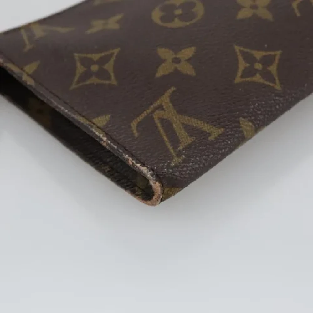 Louis Vuitton Vintage Pre-owned Canvas clutches Brown Dames
