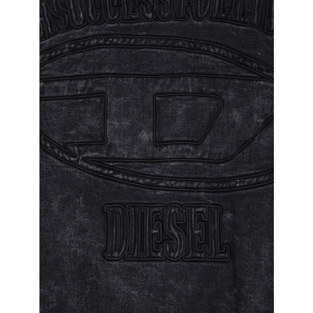 Diesel Zwarte L-Nyn Jas Black Heren