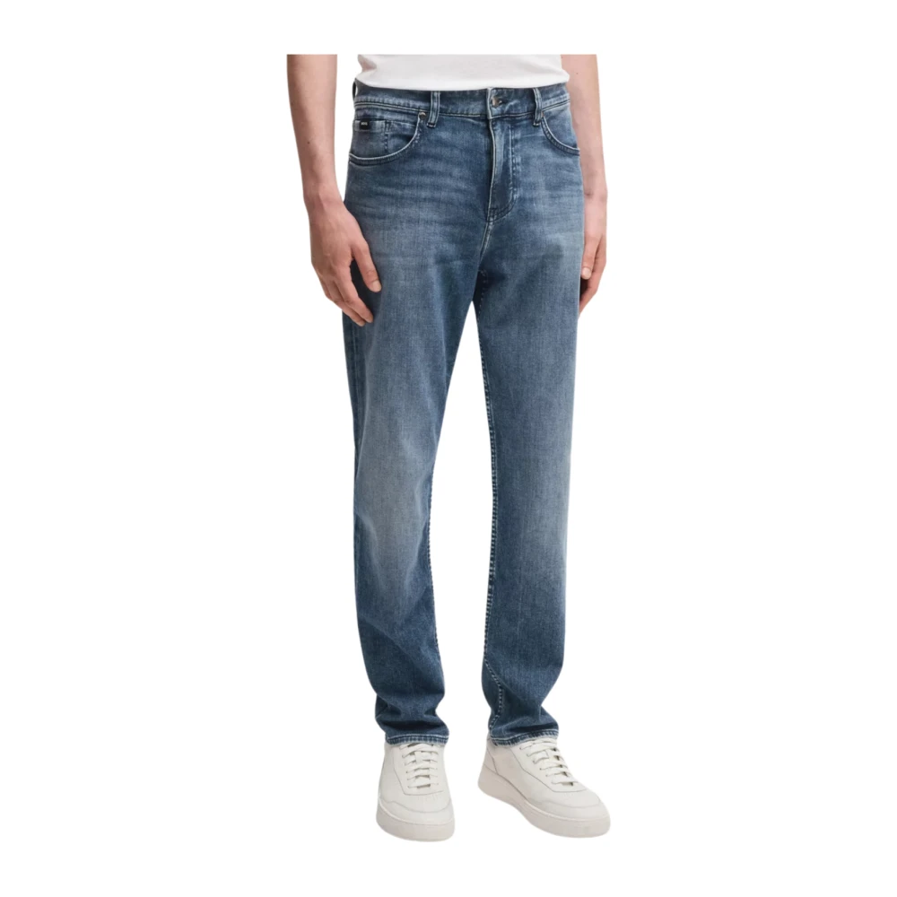 Boss Navy Denim Jack Blue Heren
