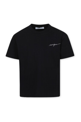 t-shirt-noir-en-coton-a-manches-courtes
