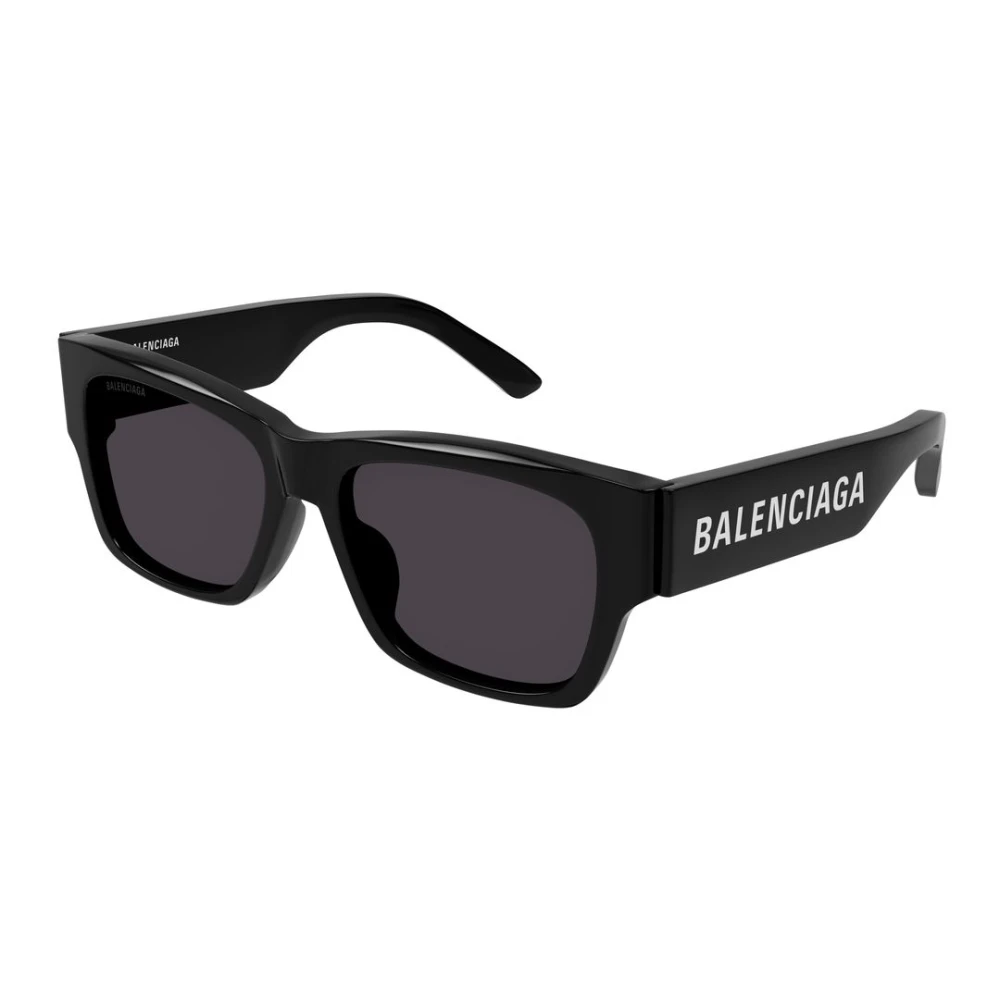 Balenciaga Trendy omwikkelende stijl zonnebril Black
