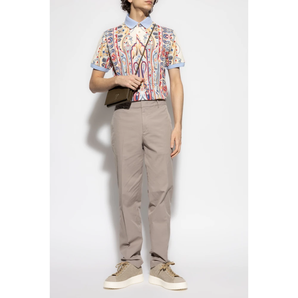 ETRO Polo met patroon in Multicolor Heren
