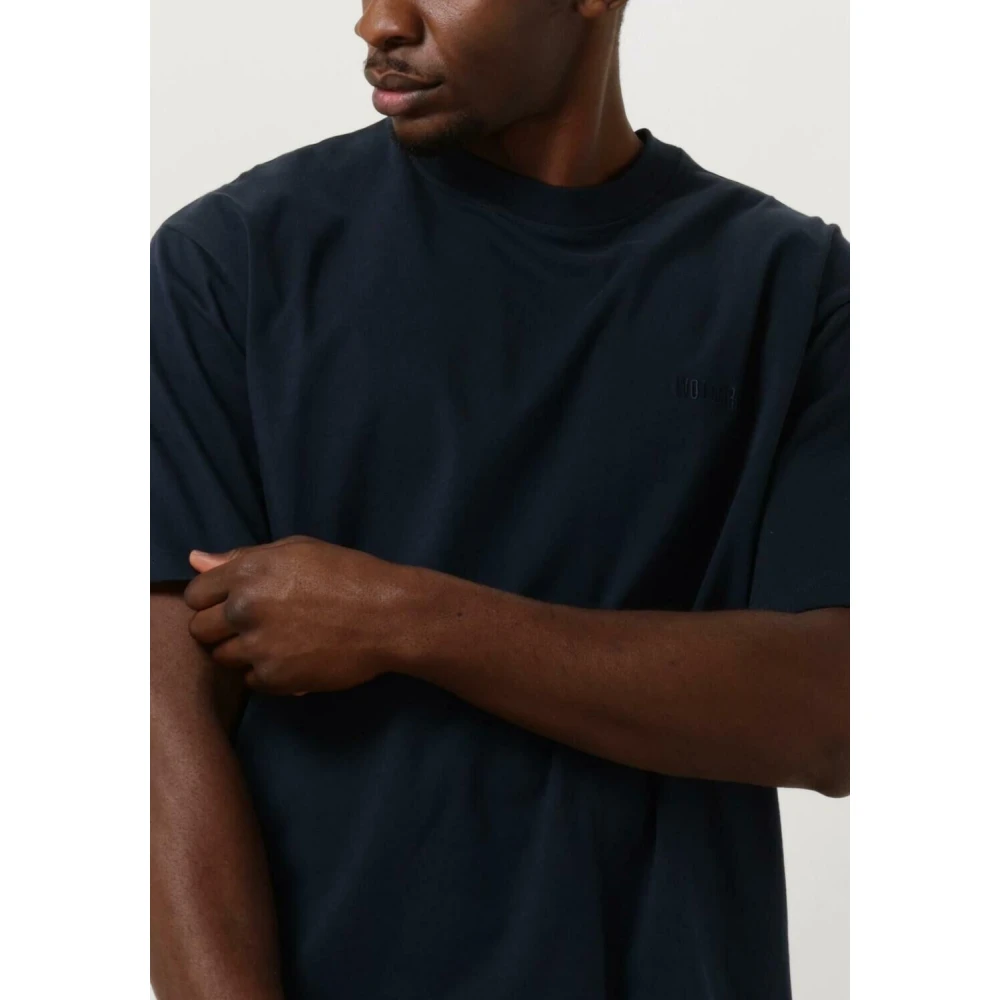 Woodbird Heren Polo & T-shirts Base Tee Blue Heren