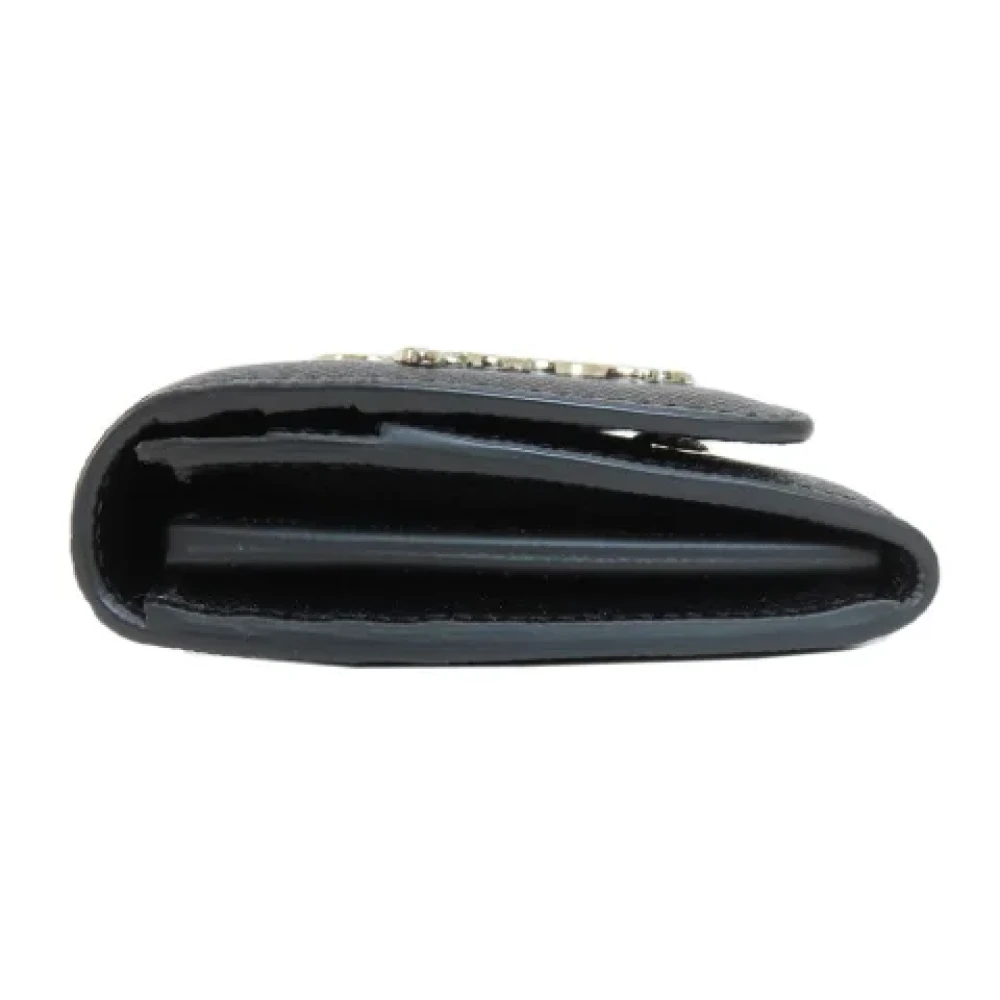 Prada Vintage Pre-owned Leather wallets Black Dames