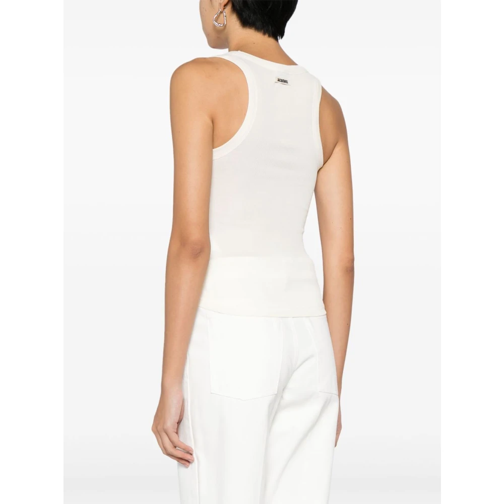 Jacquemus Witte Canale Tanktop White Dames