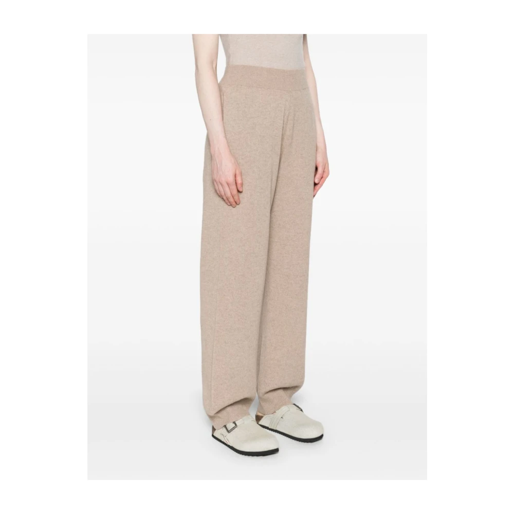 Stella Mccartney Beige Gebreide Elastische Taillebroek Beige Dames