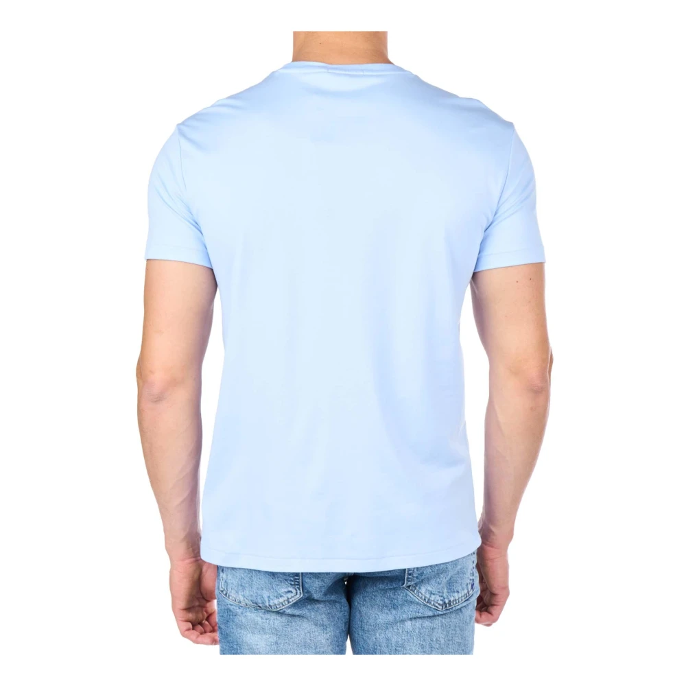 Polo Ralph Lauren Blauw Katoen Regular Fit T-Shirt Blue Heren