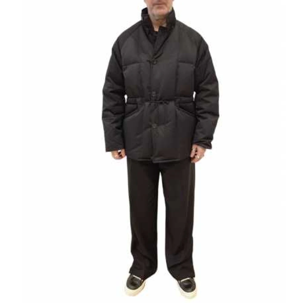 Paul Smith Zwarte Parka Donsjas Mannen Black Heren