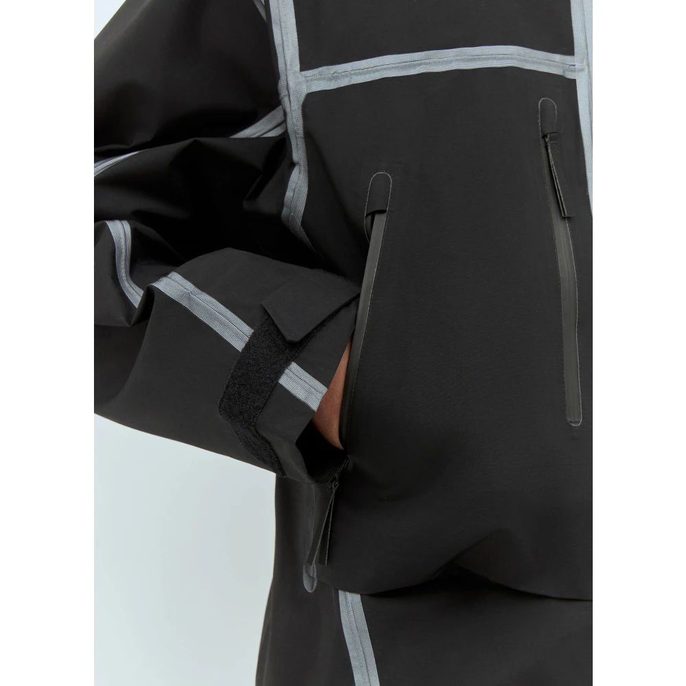 66 North Shelljack met contrastpanelnaden Black Heren