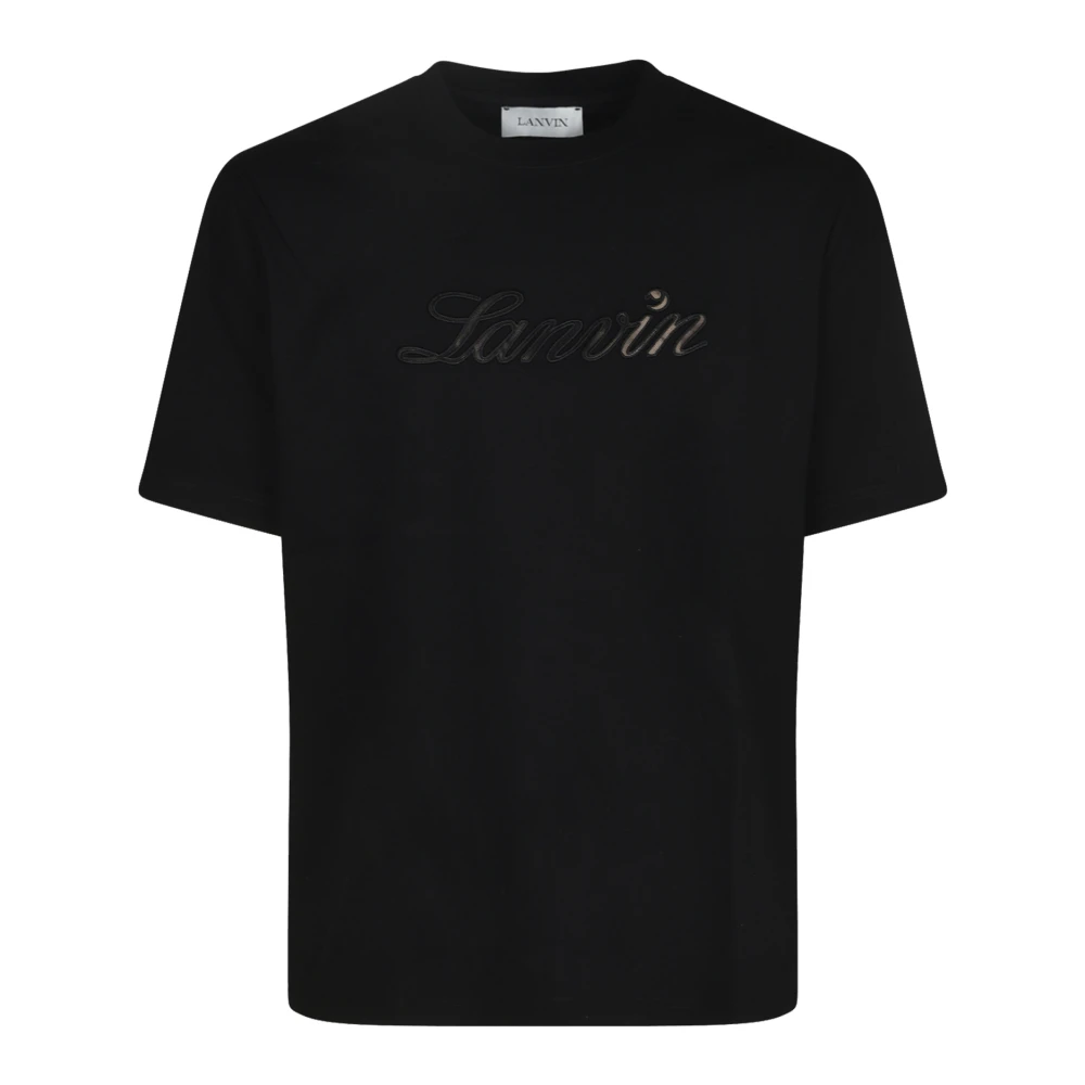 Lanvin - Tops > T-Shirts - Black - Lanvin - Modalova