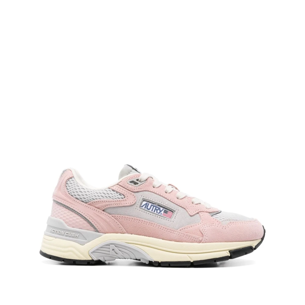 Autry Women's Pink Sneakers Stylish Comfortable Rubber Sole