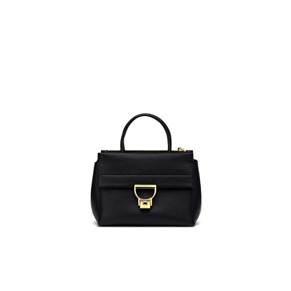 Coccinelle Women's Black Handbags, One Size, Arlettis Handbag Grained Leather