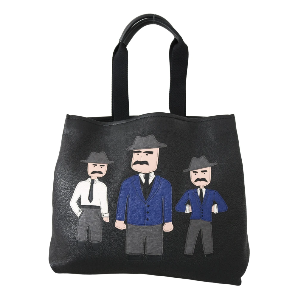 Stilig skinn tote bag