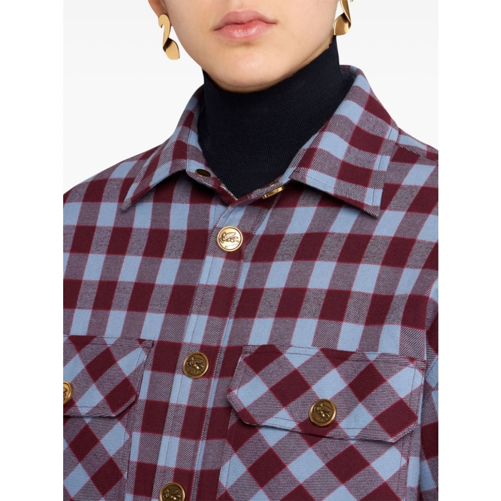 ETRO Stijlvolle Heren Overhemden Collectie Red Dames