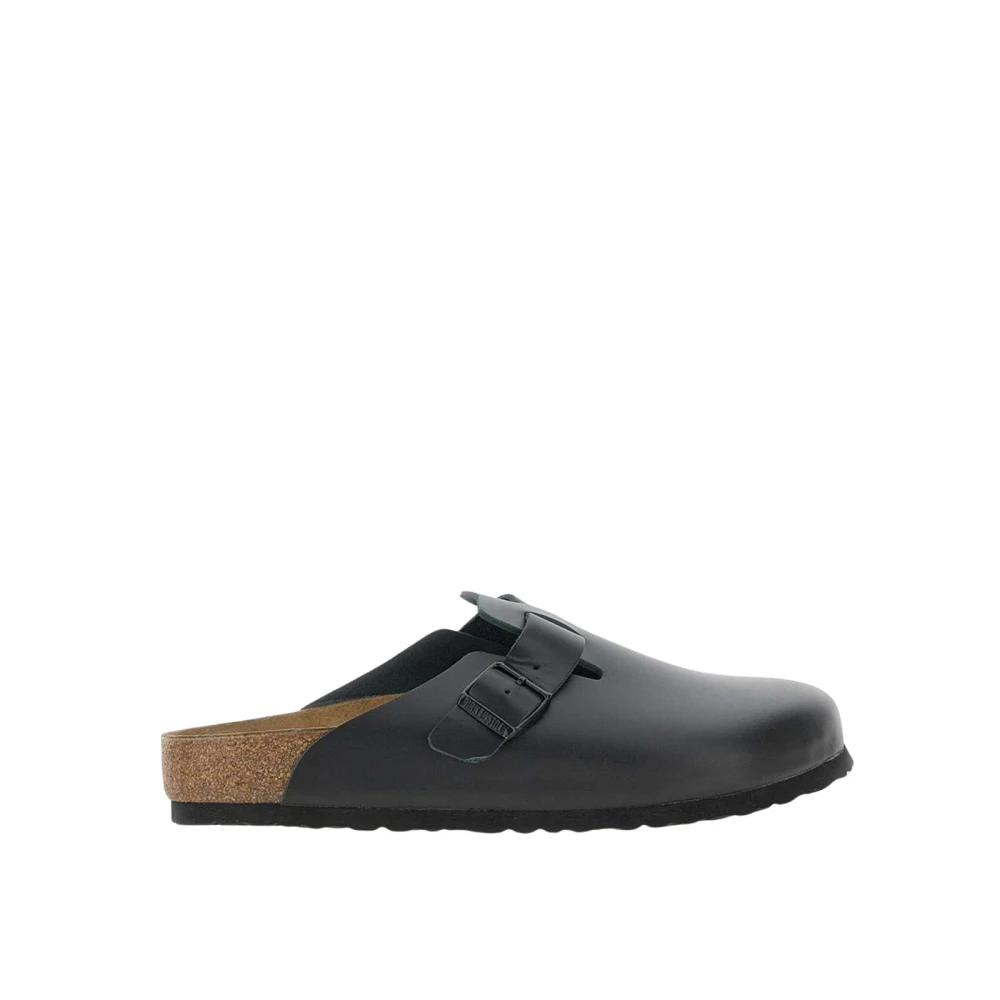Birkenstock Men's Black Mules,, Sandals Comfort Style Size 7 Uk