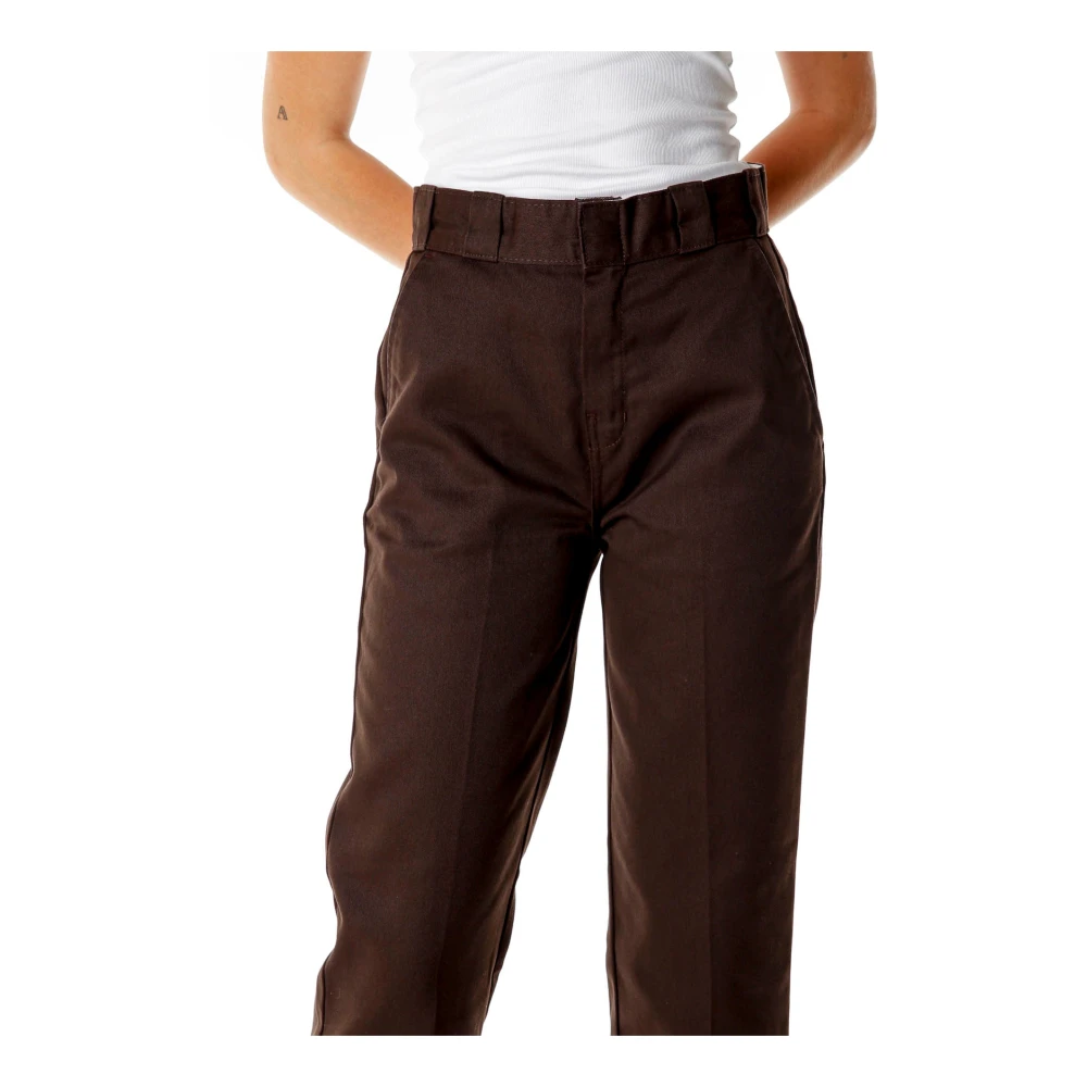 Dickies Slim-fit Trousers Brown Dames