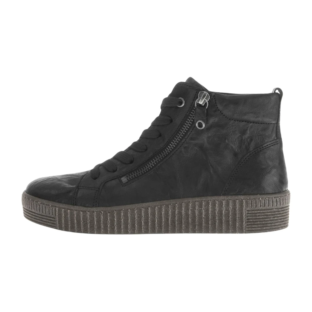 Gabor Leisure Vetersneaker Dames Schoenen Zwart