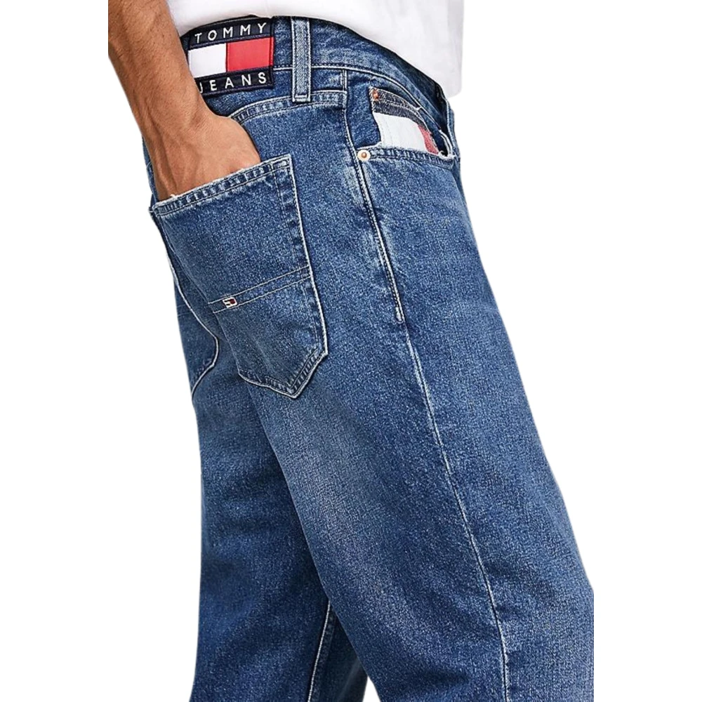 Tommy Hilfiger Slim Fit Faded Denim Jeans Blue Heren