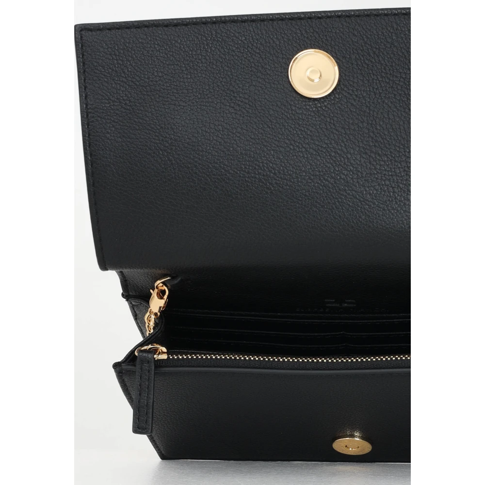Elisabetta Franchi Zwarte schoudertas voor vrouwen Black Dames