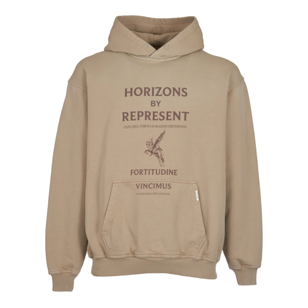 Represent Horizons Hoodie Brown Heren