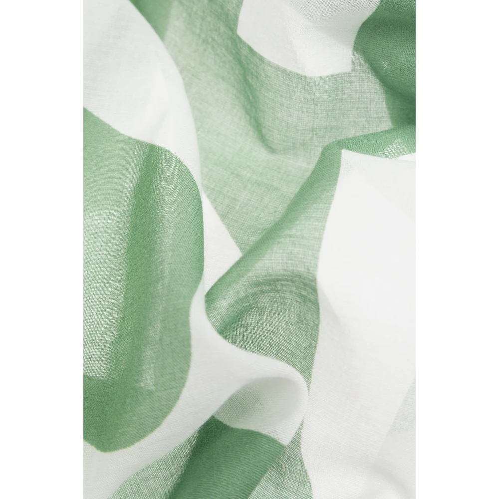 Moschino Sjaal met logo Green Unisex