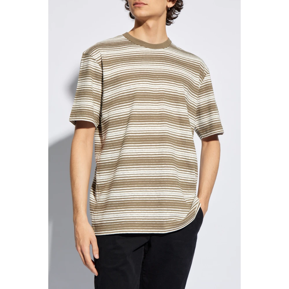 Norse Projects T-shirt `Johannes` Brown Heren