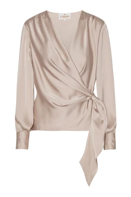 Elegant Draperad Blus Ines Shell