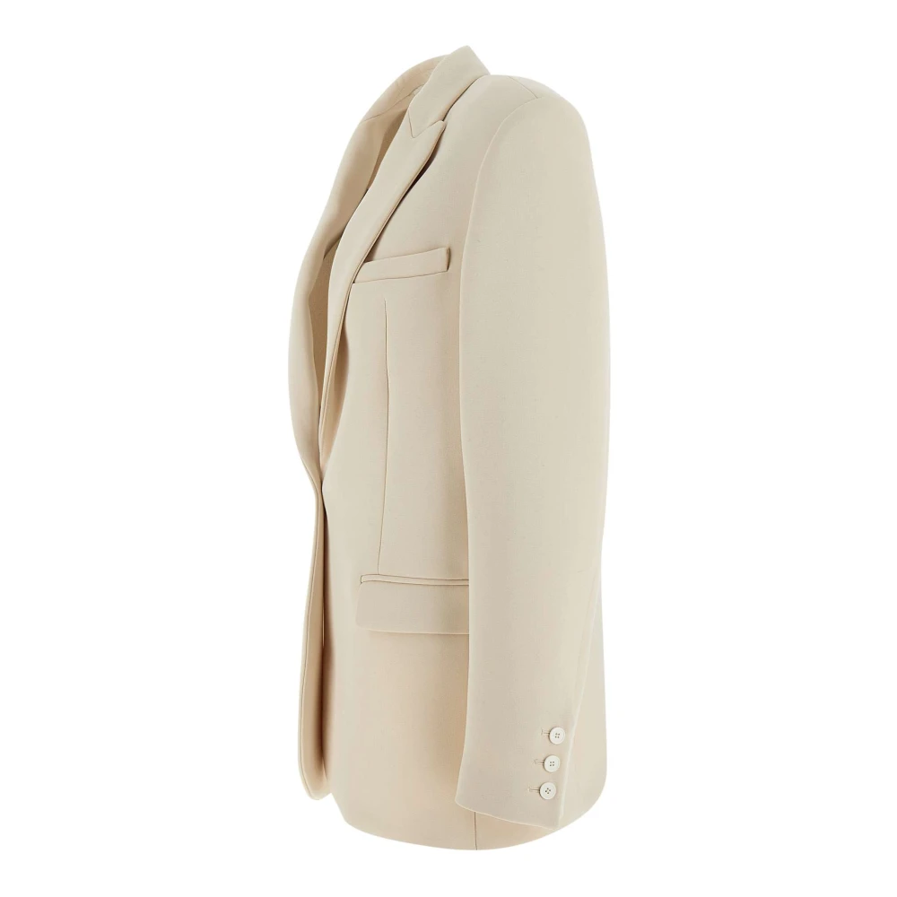 IRO Witte Crepe Blazer met Knoopsluiting White Dames