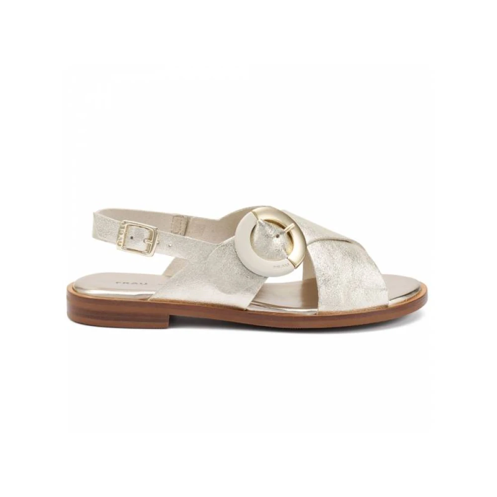 Frau Women's Gray Stylish Sandals For - Flat Sandals - 5 Uk - Shoes