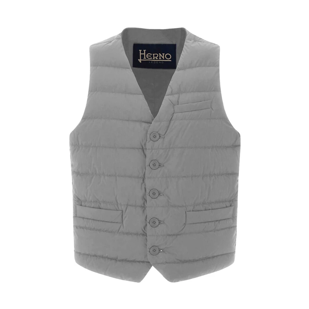 Herno - Jackets > Vests - Gray - Herno - Modalova