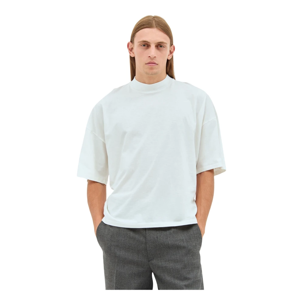 The Row Panel Bomull Jersey T-shirt White, Herr