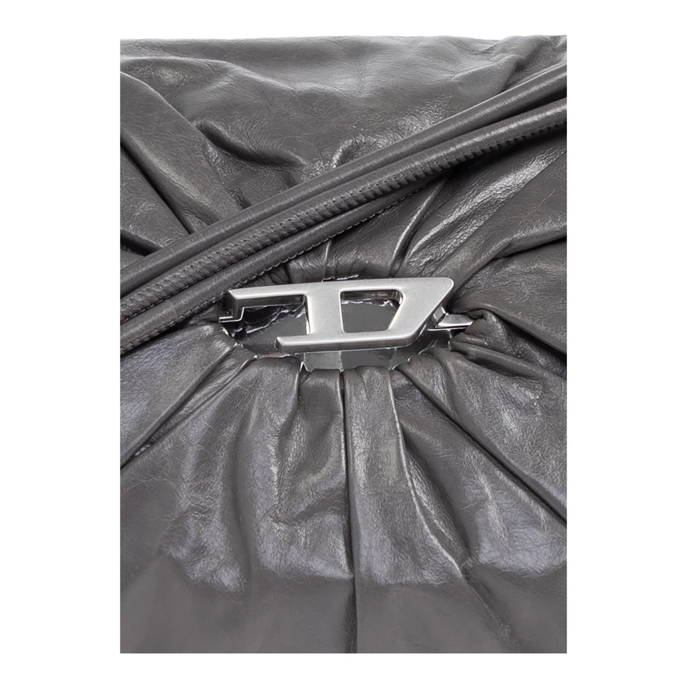 Diesel Schoudertas Scrunch-D Gray Dames
