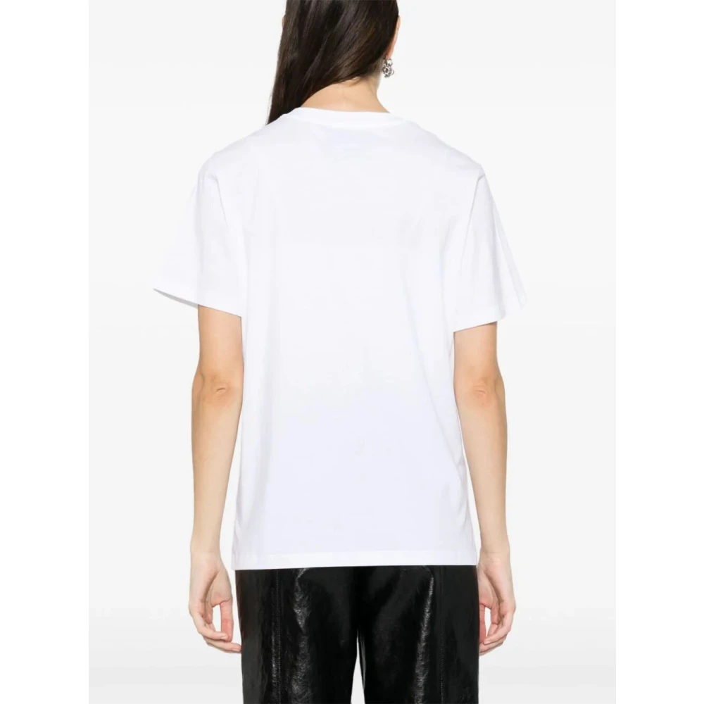 Moschino 2001C Tee Stijlvol en Trendy Shirt White Dames