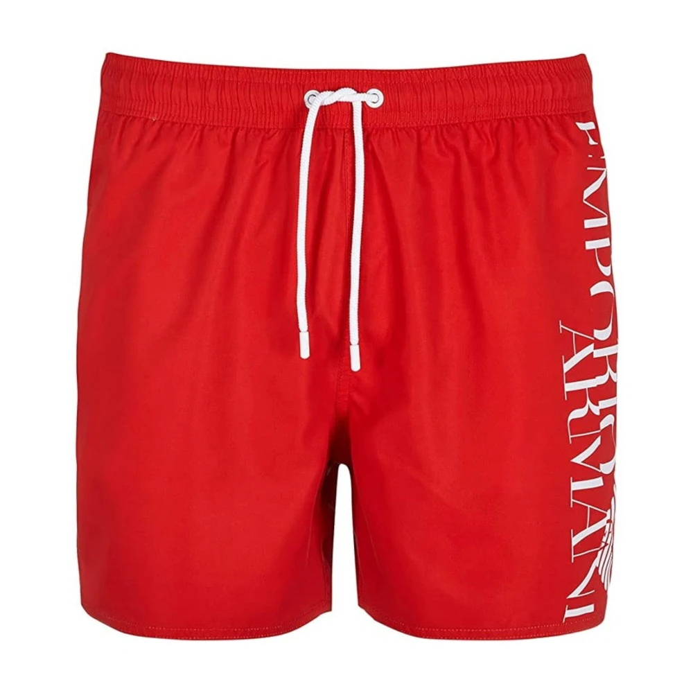Emporio Armani Röd Beachwear