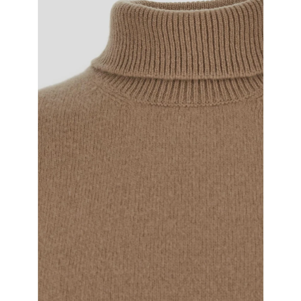 Laneus Wollen Coltrui Gebreid Brown Heren