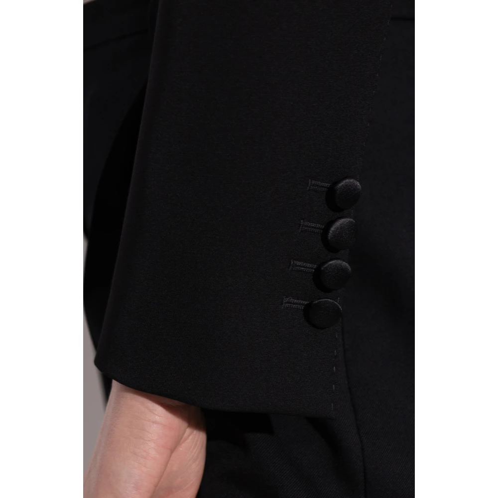 Dolce & Gabbana Korte jas Black Dames