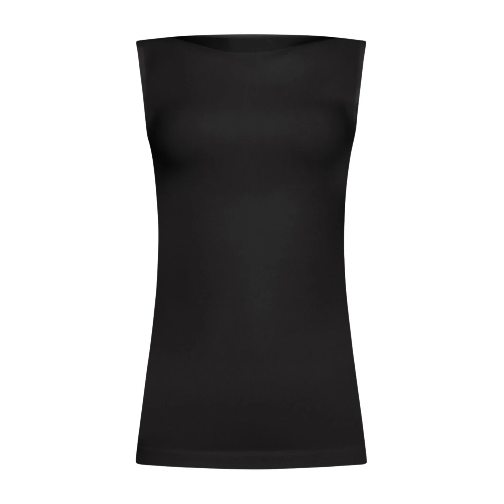 Wolford Black Sleeveless Tops, Female, Xs, Aurora Top Sleeveless