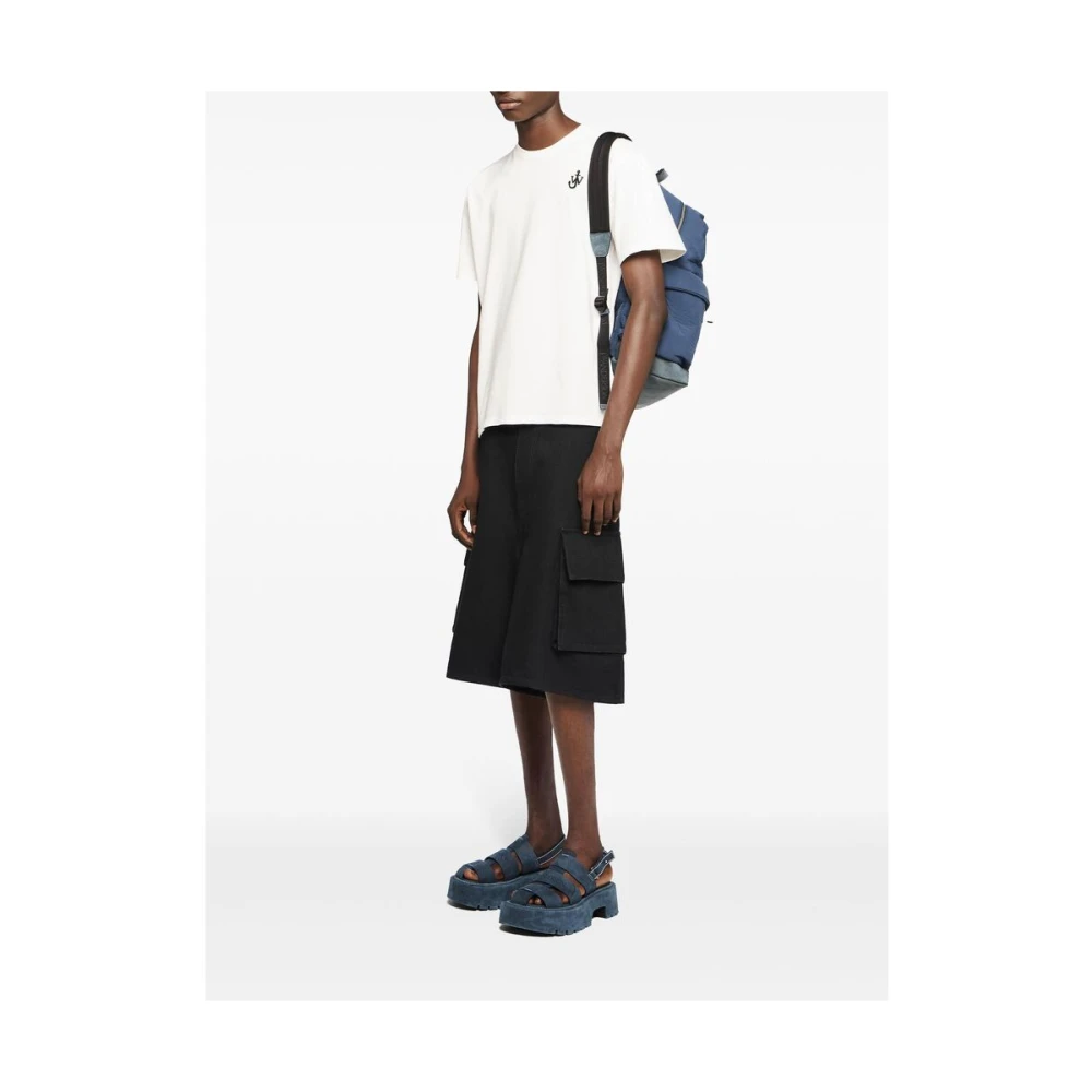JW Anderson Zwarte Cargo Stijl Shorts Black Heren