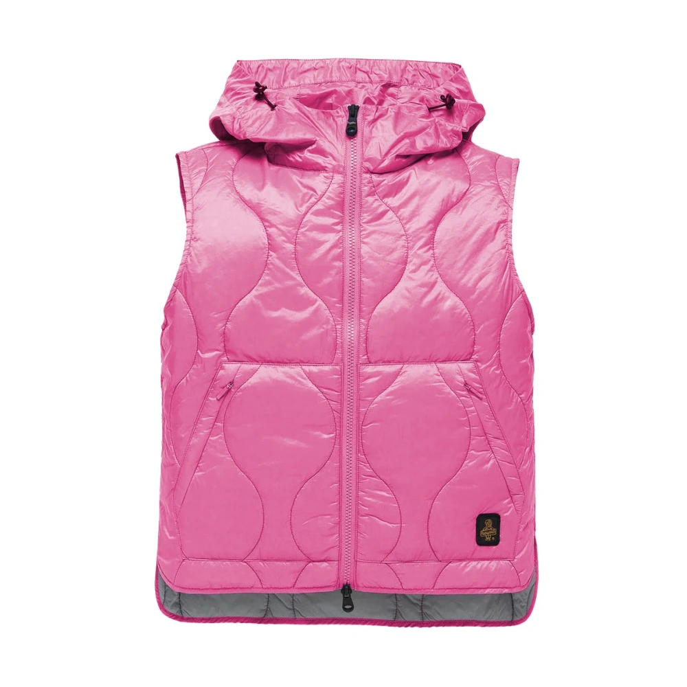RefrigiWear Zomer Technische Hooded Vest Pink Dames