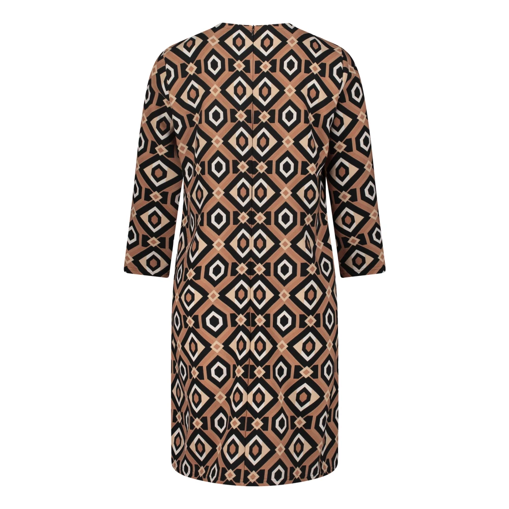 Betty Barclay Elegante bedrukte schede jurk Brown Dames