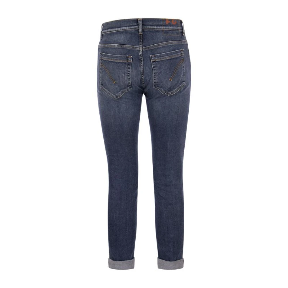 Dondup Skinny Fit Low-Rise Jeans Blue Heren