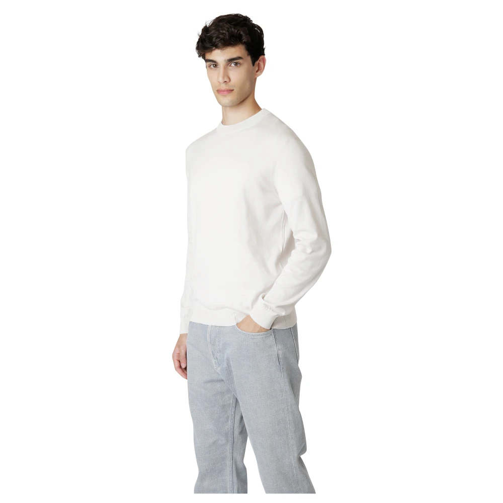 Eleventy Sea Island Cotton Polo Shirt Gray Heren