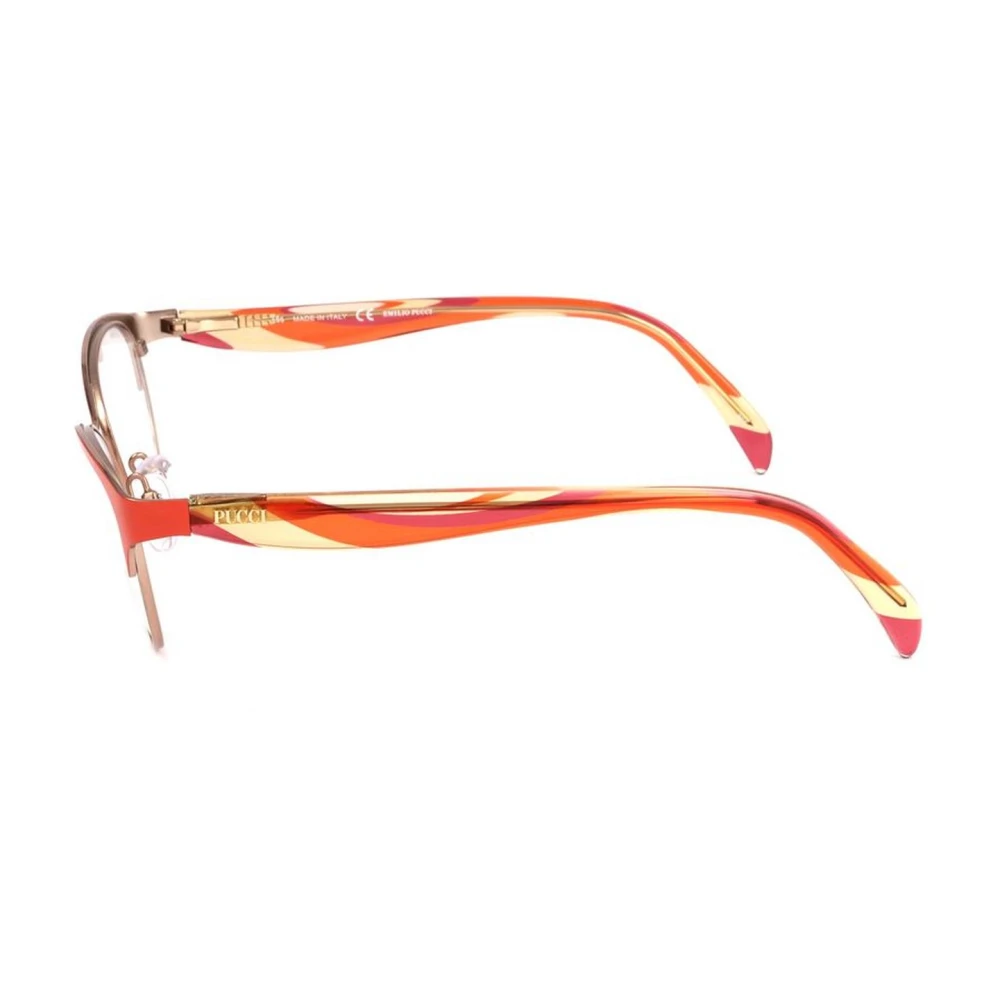 EMILIO PUCCI Roze Metalen Frames met Gouden Wijzerplaat Multicolor Dames