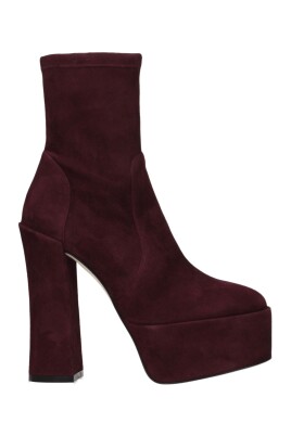 bottes-cheville-en-cuir-violet