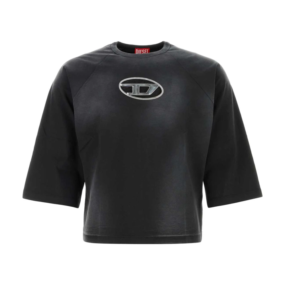 Diesel T-Shirts Black Heren